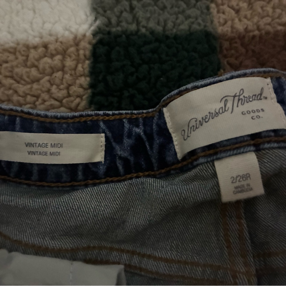 Universal Thread Men's Vintage Midi Jeans - Blue